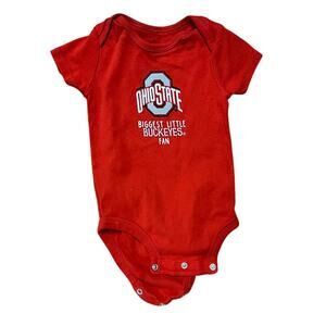 Ohio State Buckeyes Infant Onesie Red Size 9M